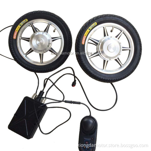Xiongda Motor Single Shaft EBike Motor for Electric Wheelbarrow and Wheelchair Conversion Kit